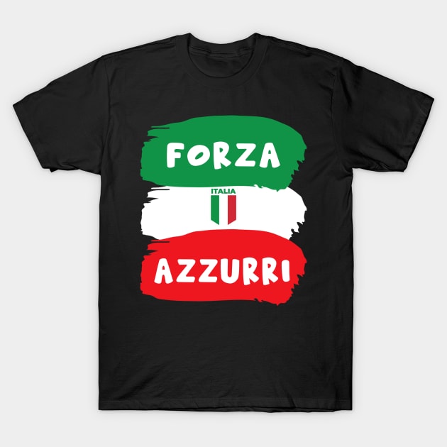 Italy soccer jersey italy football forza azzurri forza italia T-Shirt by JayD World